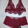 VALERY Completo Valery Rosso Bordeaux Slip