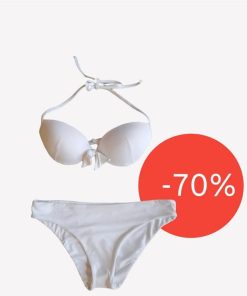 VALERY Bikini Imbottito Bianco Rosapois Cult Bikini